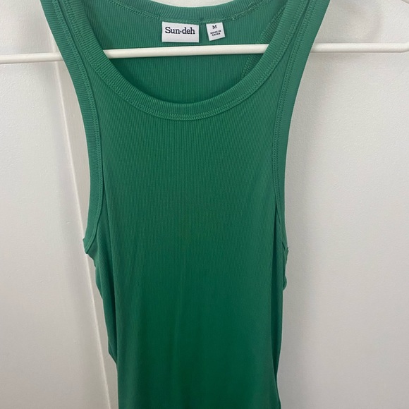 Aritzia Sunday Riley Green cami - Picture 2 of 4